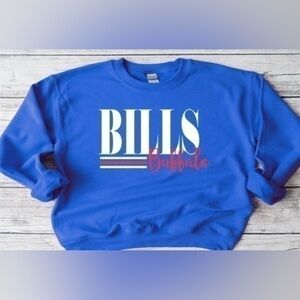 Bills striped crewneck - blue